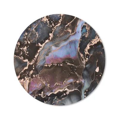 Produktbild von MuchoWow® Mauspad Mousepad Marmor - Gold - Rosa 40x40 cm - Mousepads - Maus Mat - Pad - Mausunterlage - Schreibtisch Accessoires