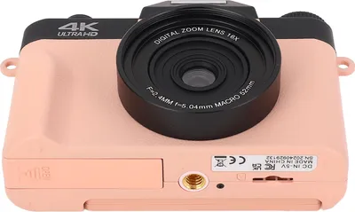 Zdjęcie produktu dla aparat cyfrowy 4K, 56 MP, 16-krotny zoom, autofokus zapobiegający drganiom, obracany o 180 stopni ekran, kompaktowy do nagrywania spotkań w podróży