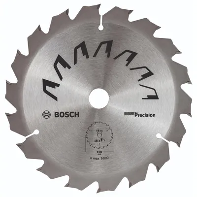 Obrázok produktu pre Príslušenstvo Bosch 2609256D62 Karbidový pílový kotúč 150 x 16 mm Počet zubov: 18 1 ks.