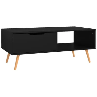 Obrázok produktu pre vidaXL Konferenčný stolík čierny 100x49,5x43 cm Drevo Materiál