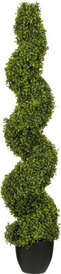 Image de Mica Decorations Buis en spirale Arbre artificiel - H120 x Ø25 cm - Vert