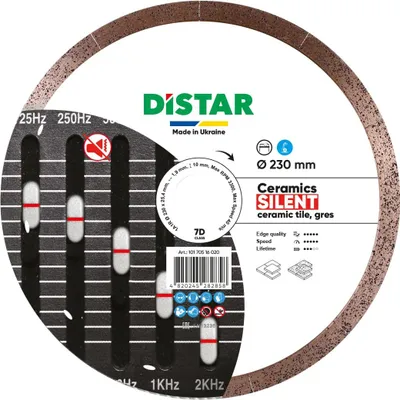Produktbild von Distar Diamanttrennscheibe 1A1R 230mm x 25,4mm Ceramic Silent