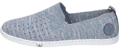 Produktbild von Rieker Damen Slipper blau kombi, Damen:36 EU