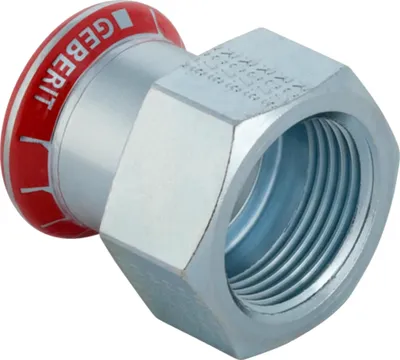 Obrázek produktu pro Geberit GE Mapress C-ocelový přechod, d18mm x Rp3/4, pozinkovaný, 1 ks.