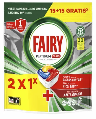 Obrázok produktu pre Pastillas para Lavavajillas Fairy FAIRY PLATINUM