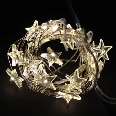 Produktbild von LED Sternenlichterkette mit Timer für Innenräume, 6 Stück