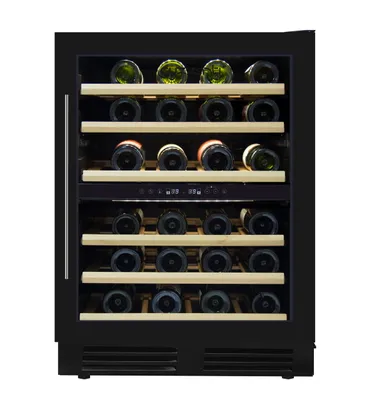 Produktbild von Guzzanti GZ 51BD, Weinkühler mit Kompressor, Freistehend, 46 Flasche(n), G, Innenbeleuchtung, Schwarz