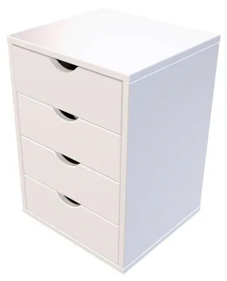 Immagine prodotto di Contenitore a cassetti con 4 cassetti - Bianco