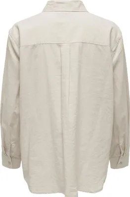 Produktbild von ONLY ONLTOKYO L/S LINEN BLEND SHIRT PNT Moonbeam XS