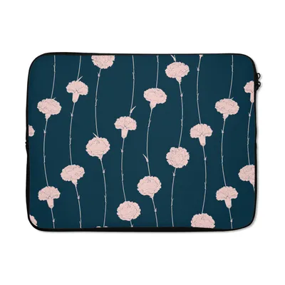 Produktbild von MuchoWow® Laptop Hülle 15 Zoll Blumen - Pfingstrose - Muster - Pastell Laptoptasche - Laptoptasche - Sleeve - Rundum-Schutz