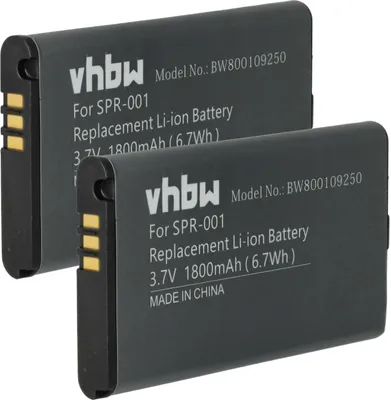 Produktbild von vhbw 2x Akku Ersatz für Nintendo SPR-001, SPR-003, SPR-A-BPAA-CO für Spielekonsole (1800 mAh, 3,7 V, Li-Ion)
