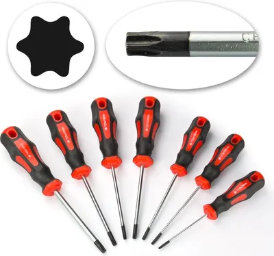 Obrázok produktu pre Skrutkovače Torx T10-T40, 7-dielna sada