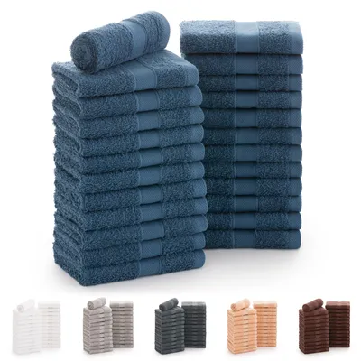 Productafbeelding van Todocama - 24 handdoeken (30 x 30 cm), 100% katoen, zacht en absorberend, 550