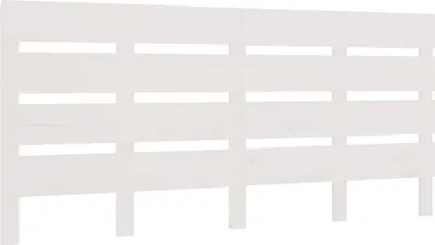 Produktbild von vidaXL Kopfteil Weiß 160x3x80 cm Massivholz Kiefer