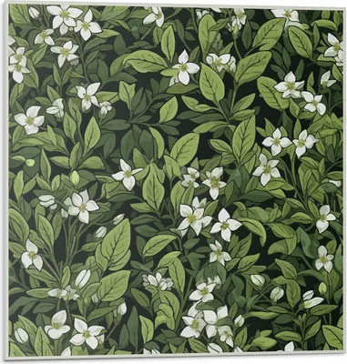 Produktbild von Blumenpflanzenmuster – Selbstklebende Fliesen – Wandverkleidung – Wandpaneel – PVC Fliesen – Vinylflisen – PCV Flisen – Selbstklebend – Wanddeko – 9 Stück 30 x 30 cm