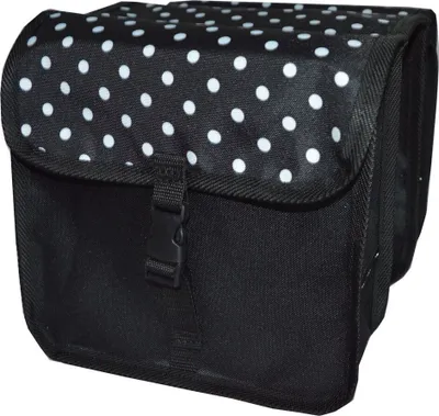 Produktbild von Kinder Fahrradtasche Doppeltasche – Satteltasche für 14-20 Zoll Kinderfahrrad – Gepäckträgertasche, wasserabweisend & leicht 5. Mini -Polka Dots