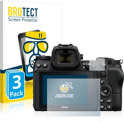Produktbild von 3x BROTECT Schutzglas für Nikon Z 6 / Z 7 Schutzfolie Panzer Folie Glas Display Schutz klar