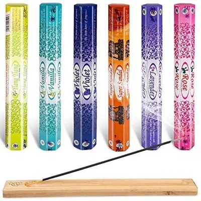 Image de Coffret de 120 bâtons d'encens parfumés