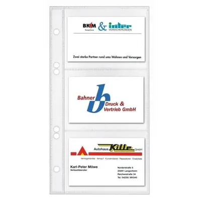 Produktbild von Veloflex Visitenkartenhülle f. 41555-10er