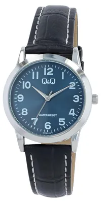 Immagine prodotto di Q & Q - Orologio da polso da donna Q & Q con cinturino in pelle - Orologio - Pelle - Nero