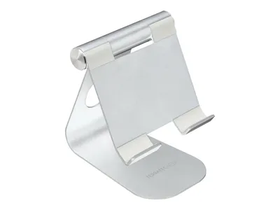 Produktbild von TerraTec iTab M - Aufstellung für Mobiltelefon / Tablet - Aluminium - Silber - Bildschirmgröße: 8.8-25 cm (3.5"-10")