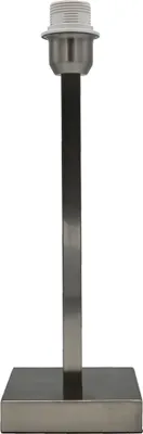 Produktbild von Tischleuchte Lampenfuß PHILADELPHIA 13x13x38 cm Lampe Matt Silber
