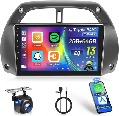Immagine prodotto di Autoradio per Toyota RAV4 - Radio multimediale - Autoradio Android - Navigatore GPS - Radio touchscreen