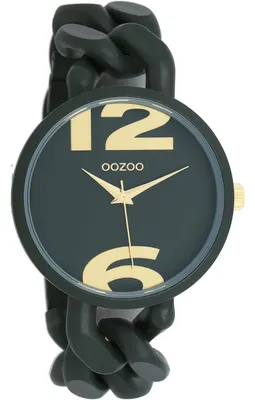 Immagine prodotto di Oozoo orologio da polso verde scuro in plastica orologi da donna analogici al quarzo UOC11269