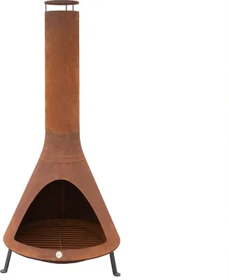 Zdjęcie produktu dla Westmann stalowy palenisko ogrodowe patio ruszt grzewczy 70x70x160 cm