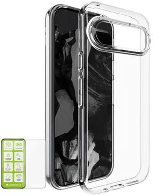 Produktbild von Für Google Pixel 9 Pro XL Silikon Hülle H9 Glas Handy Tasche Etuis Cover Case Kappe