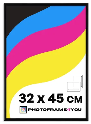 Zdjęcie produktu dla Rama na zdjęcia i plakaty z aluminium, 32x45 cm, kolor czarny