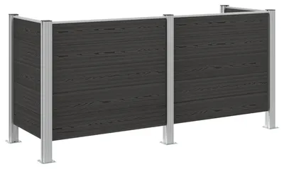 Immagine prodotto di Recinzione Contenitore per Rifiuti Grigio 237 x 85 x 115 cm
