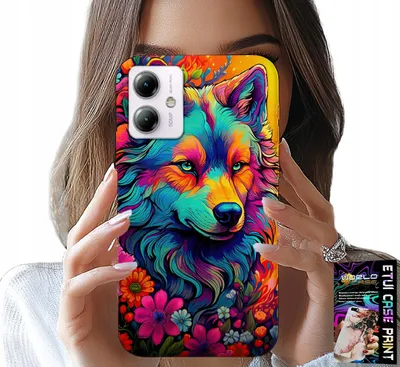 Zdjęcie produktu dla Etui Do Motorola Moto G14 - Kolorowe Wzory, Wilk Wataha Swora Case