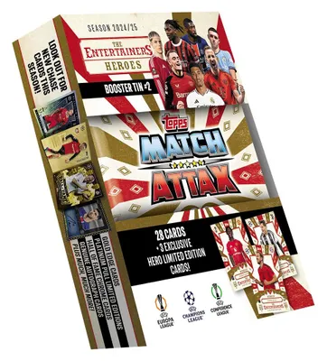 Image de Match Attax Ligue des Champions 2024/25 - Cartes à collectionner - 1 boîte mini contenant Les héros de The Entertainers #2