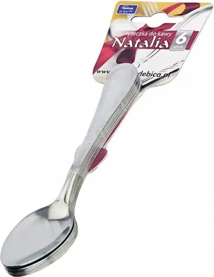Obrázek produktu pro Stříbrná dezertní lžička na kávu a čaj Natalia 6 kusů