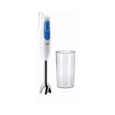Zdjęcie produktu dla Blender ręczny BRAUN MQ 3000 dzbanek ze stali nierdzewnej 700 W biały/niebieski