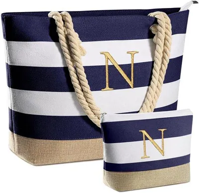 Produktbild von Strandtasche für Frauen blau wasserdicht