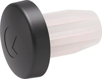Produktbild von TD2 Türanschlagdämpfer zum Einbohren - Türpuffer 8,8x2,5 anthrazit - 100 Stück