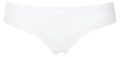 Produktbild von Triumph Brief Baumwolle and Lace Mini, Farbe: White 03/0003, Größe: L Mini Slip