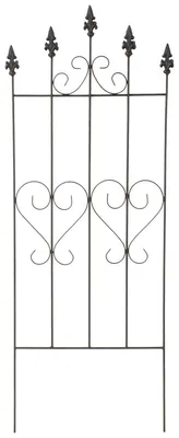Produktbild von Rankgitter Herz Schwarz 100 cm