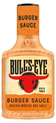 Zdjęcie produktu dla Bulls Eye Burger Sauce dymny pikantny sos BBQ barbecue 300ml
