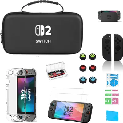 Produktbild von INF Premium-Hülle und Zubehör-Aufbewahrungstasche für Nintendo Switch 2