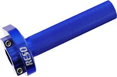 Produktbild von Gasgriff RESO, Blau eloxiert, für Ø22mm-Lenkerrohr