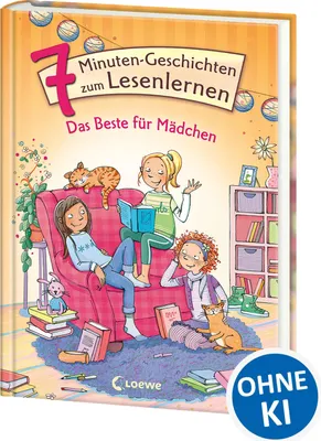 Produktbild von Leselöwen - Das Original - 7-Minuten-Geschichten zum Lesenlernen - Das Beste für Mädchen