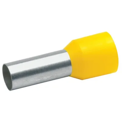 Obrázek produktu pro 50 kusů Koncovka Klauke, izolovaná, DIN 46228, 25 mm², 22 mm, žlutá 47822