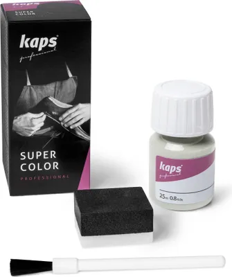 Produktbild von Farbe für Natur- und Kunstleder - Kaps Super Color 25 ml - Blassgrau (119#)