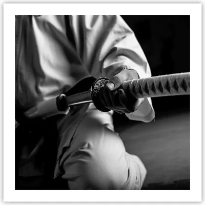 Produktbild von Poster - Poster ohne Rahmen - Samurai-Schwert - 60x60 cm - Wand Bild - Wanddeko - Wandbilder - Kunstposter - Wandposter - Bilder - Kunstdruck - Wanddekoration - Wandbild - P2XAC60x60-3746