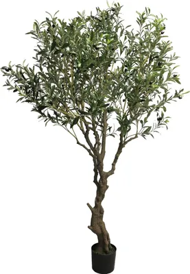 Produktbild von artplants.de Kunstbaum Olive NINGMO, Kunststamm, Früchte, 200 cm - Kunst Olivenbaum