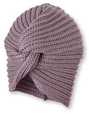 Produktbild von Sterntaler Baby - Mädchen Strickmütze Baby Turbanmütze Strick, Lila, 51