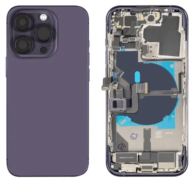 Produktbild von iPhone 14 Pro Gehäuse mit Backcover Dunkellila